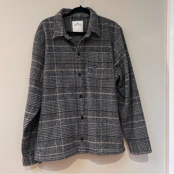 Hollister Plaid Flannel Jacket Top NWOT - Picture 1 of 6